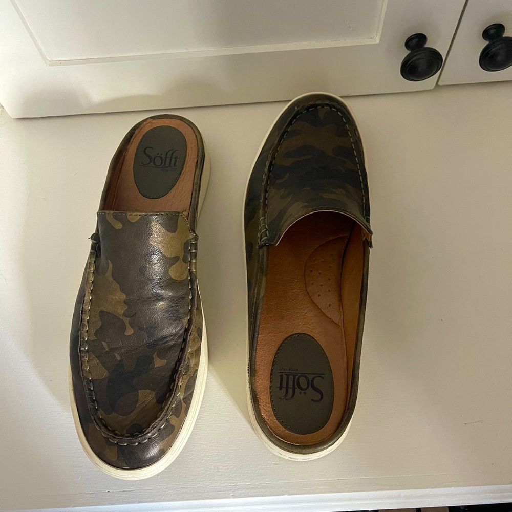 Sofft Mule Slides Camo - 8.5